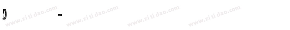 Do not eat this字体转换
